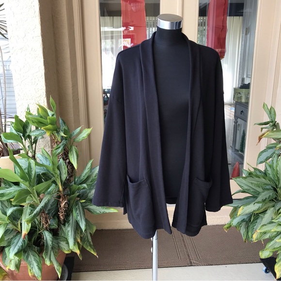 EILEEN FISHER PRE-OWNED ORGANIC COTTON FRENCH TERRY SET size large - Picture 4 of 11